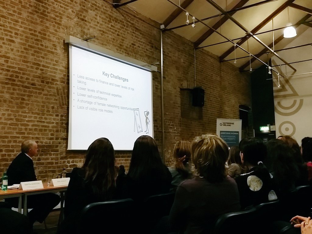 ruta_io's tweet photo. "What stops women of launching biz? Lack of role models &amp; networking opportunities" @NDRC_hq #femalefounders launch https://t.co/cRiYT84IKT