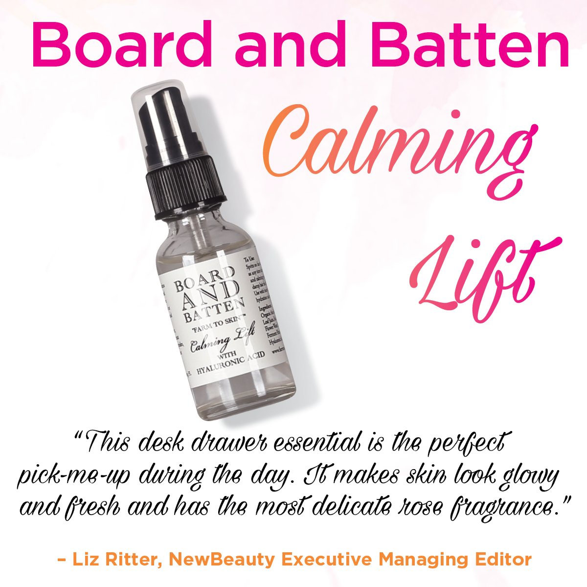 TestTubeTalk's tweet photo. Check out what @NewBeauty Editor @novalizzz has to say about the @boardandbatten Calming Lift in the #MarchTube! https://t.co/ZPe8M9COoO