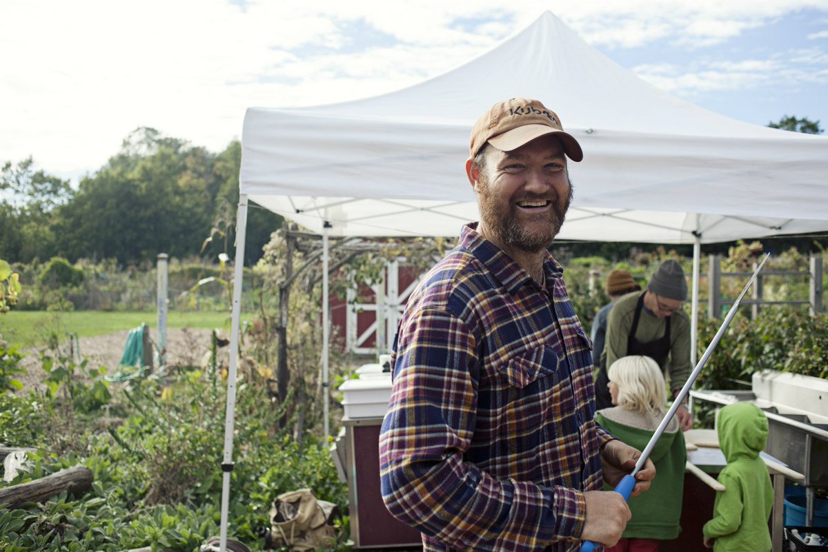 EdibleMadison's tweet photo. #Farm / #Farmer Local Hero Awards winner: Jake Hoeksema of Troy Community Farm #EMLocalHeroAwards https://t.co/oxIuicM8jk