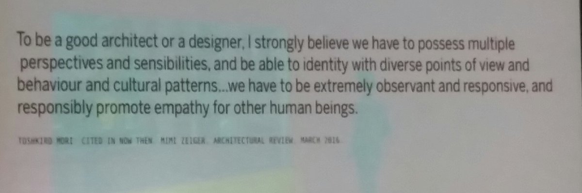 laurackimball's tweet photo. @ASID as quoted in keynote address by Graeme Brooker #asid #asideducators #idec16photo #pwwb https://t.co/cqt5qi4Aui