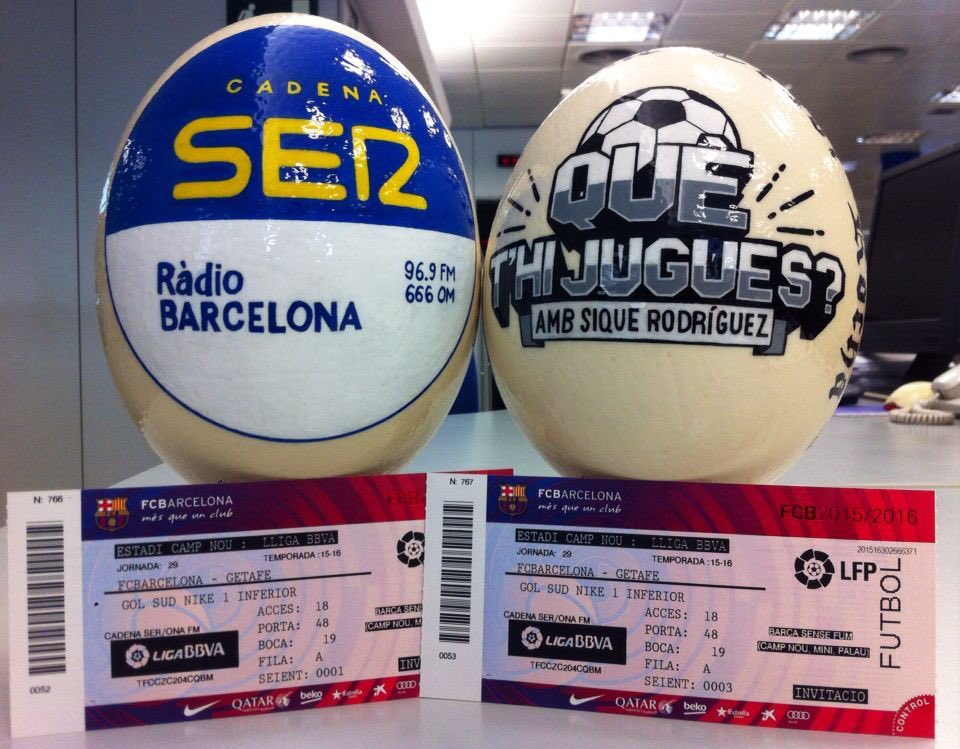 EsportsSER's tweet photo. Vols dues entrades pel Barça-Getafe? 
Segueix-nos i fes retuit. Divendres direm el guanyador/a. #QuèThiJugues https://t.co/it3NAJ35Y2