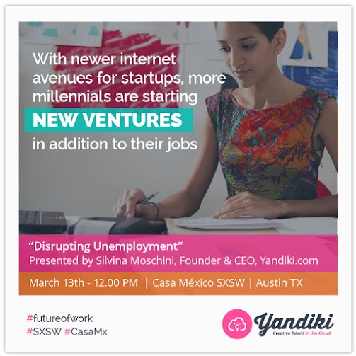 Miss_Internet's tweet photo. The future of work in #Latam will be defined by technology and creative economy. Why? in my conference in #CasaMX https://t.co/JNYKx7kbDr
