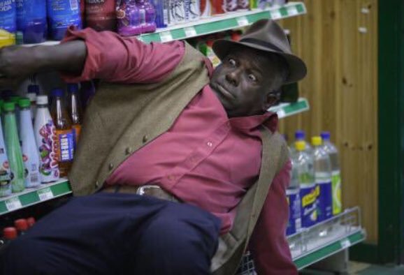 Claudette fell down the stairs like #Eastenders