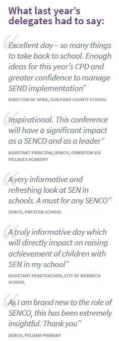EarlyYearsOE's tweet photo. Take a look at what last year's delegates though about our #oeSENCO conf https://t.co/WYsS3AHU87