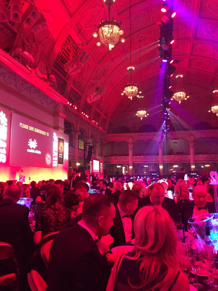 Great night so far at the Red Rose Awards #RRA16