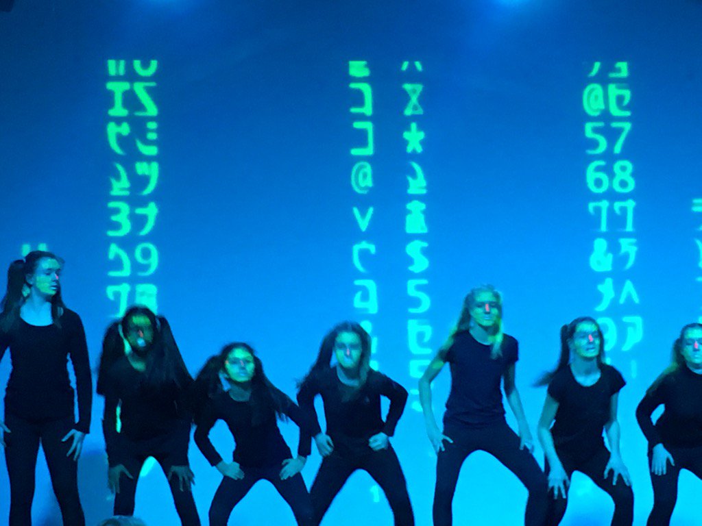 Andy__Buck's tweet image. Next up is Teresa house with the STEM theme of computing @SurbitonHigh fashion show #creativityinscience