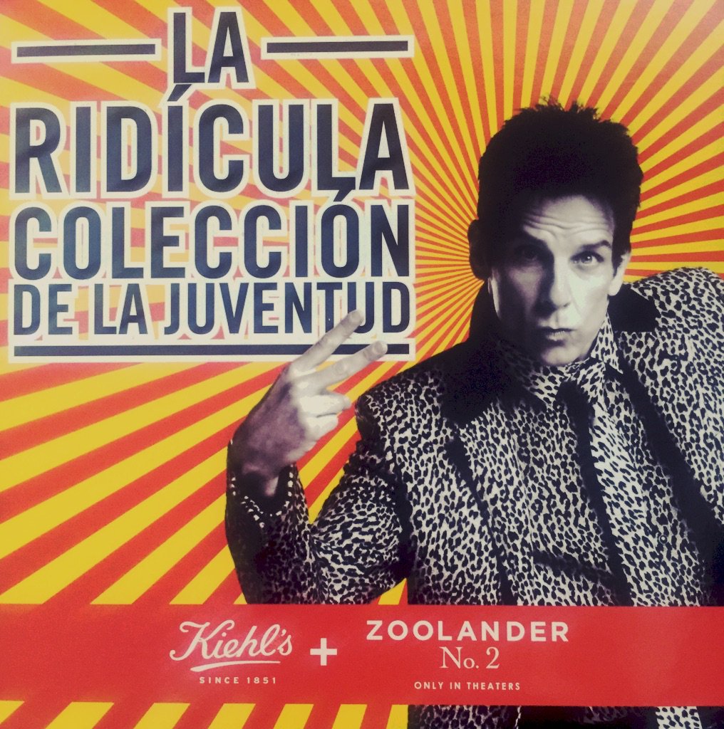 LindaCruz's tweet photo. ¡Gracias @ParamountMexico y @kiehlsmx por mi ridícula colección de la juventud! #hashtagzoolander2 :D https://t.co/aIOh1FIkHO