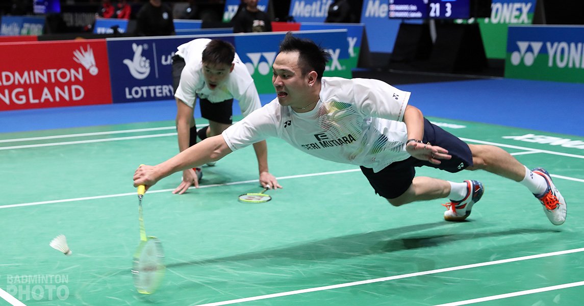 Play of the day for Koo Kien Keat and Tan Boon Heong who edged world champions Ahsan/Setiawan at @YonexAllEngland