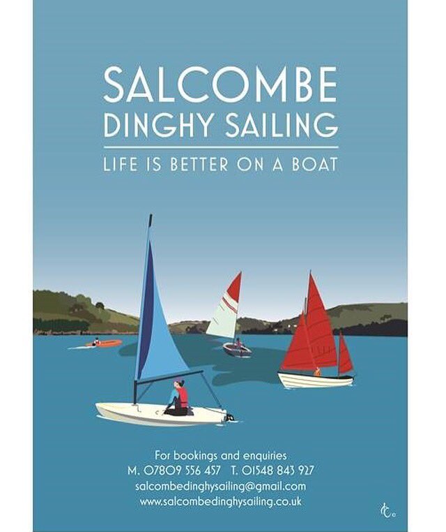 SalcombeDinghy's tweet photo. Fab new advertising boards - thanks to @JenniferBain5 #salcombe #sailing https://t.co/bOnxPscNKj