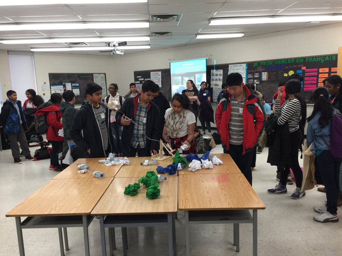 ms_e_a's tweet photo. Teams at #PTSC2016 showcasing their solutions to the technology challenge. @PeelSchools https://t.co/ZrkZknticb
