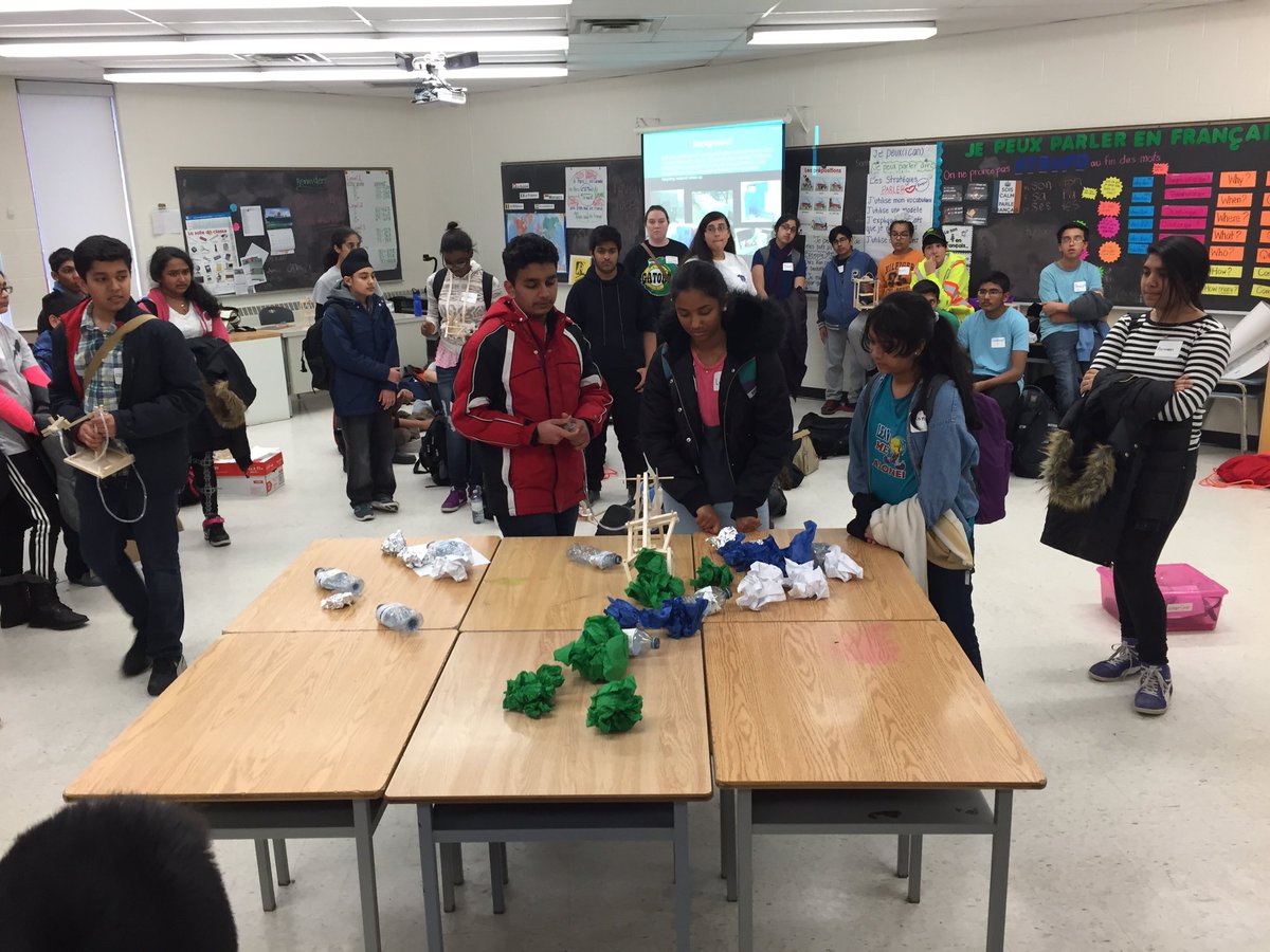 ms_e_a's tweet photo. Teams at #PTSC2016 showcasing their solutions to the technology challenge. @PeelSchools https://t.co/ZrkZknticb