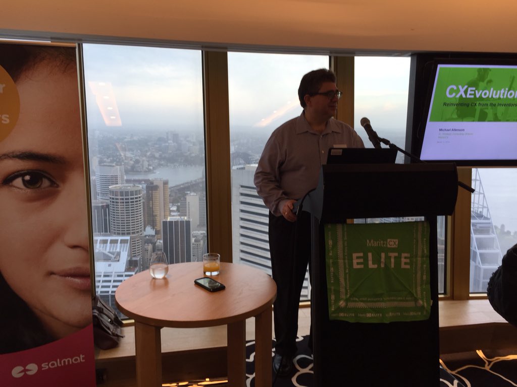 Michael teaching us the ways of the CX master #mcxftw <a href="/MaritzCX/">MaritzCX, An InMoment Company</a>