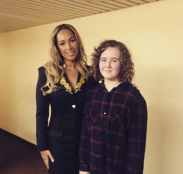 whenyouwishUK's tweet photo. Tonight Rosie is meeting her idol @leonalewis @RoyalNottingham https://t.co/sY932edeof