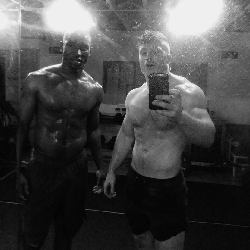 #tbt - Bronco &amp; Deputy, hot &amp; heavy. Come see them in action in JUNK YARD, this St. Patrick's Day at <a href="/cancanseattle/">Can Can Culinary Cabaret</a>!