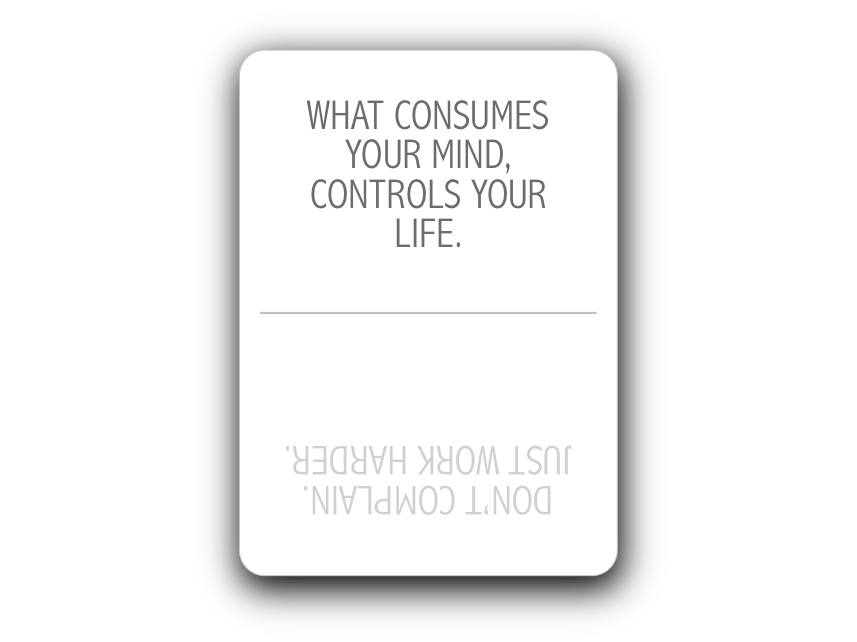 CardAboutPerson's tweet image. Motivational Card #4. Side 2. Support Us On Kickstarter: kickstarter.com/projects/carda… #CardsAboutPersonality