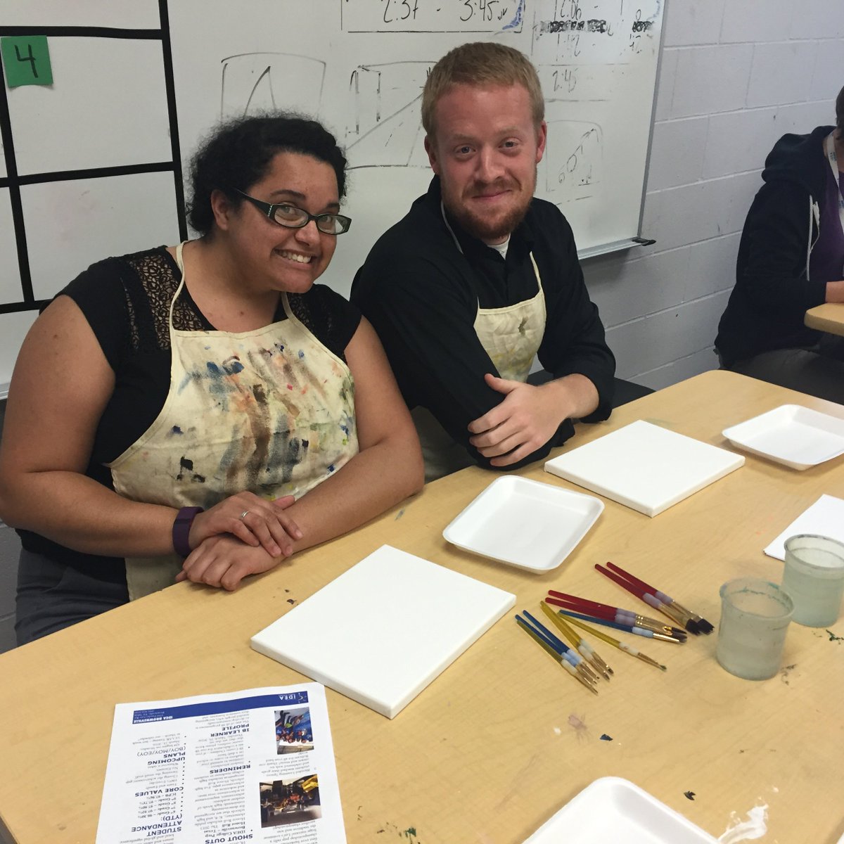 ICPBobcats's tweet photo. IDEA CP teachers learning how to paint on a Faculty Thursday! Thank you Mr. Weber! https://t.co/qeVQioUjMo