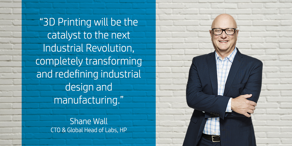 HP's tweet photo. Is #3Dprinting the future of manufacturing? Find out with our own @ShaneWallCTO at #SXSW https://t.co/GhTMwTFwwR https://t.co/GJ2p5B4Y06