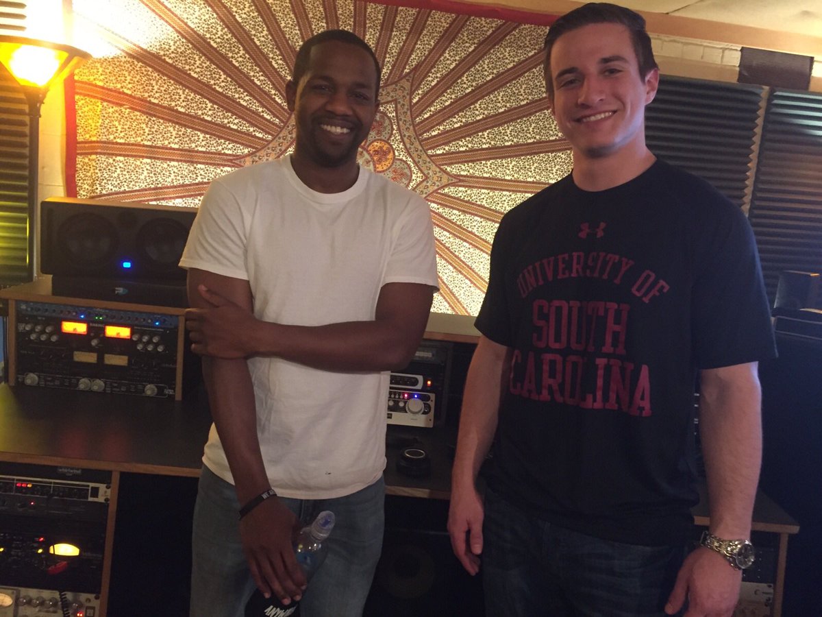 RussellLombardo's tweet photo. What better way to spend Spring Break than to be recording music in-studio? #CatalystRecordings #CLTMusic #kmusiq https://t.co/IsPOtnD2Fv