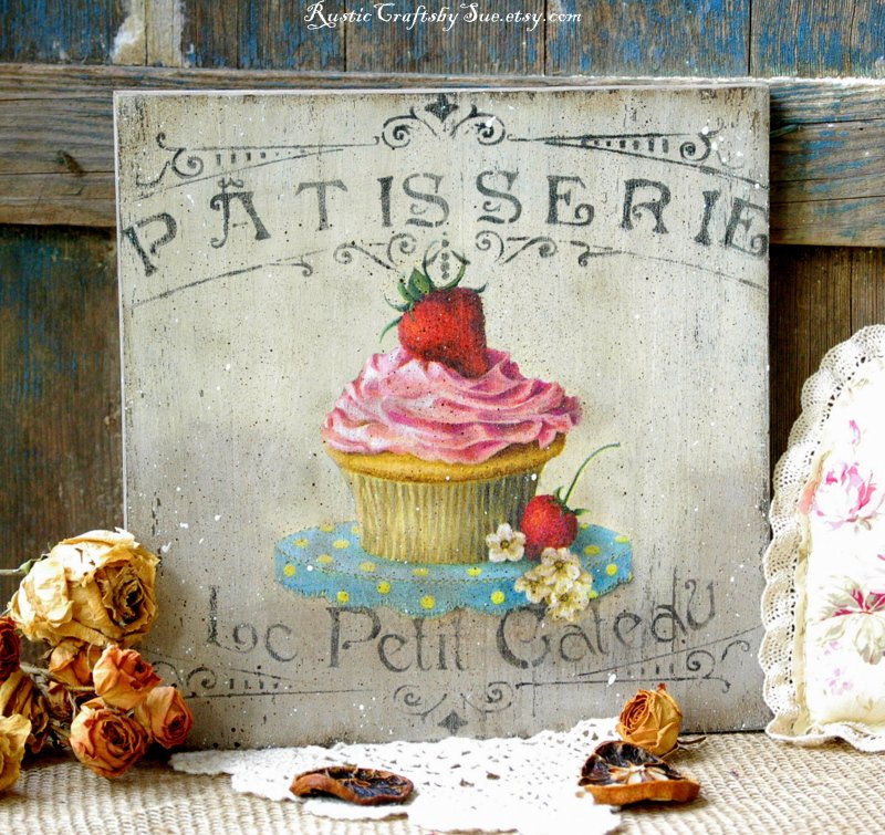 Wooden Sign-Rustic Kitchen Wall Decor-Rustic by RusticCraftsbySue