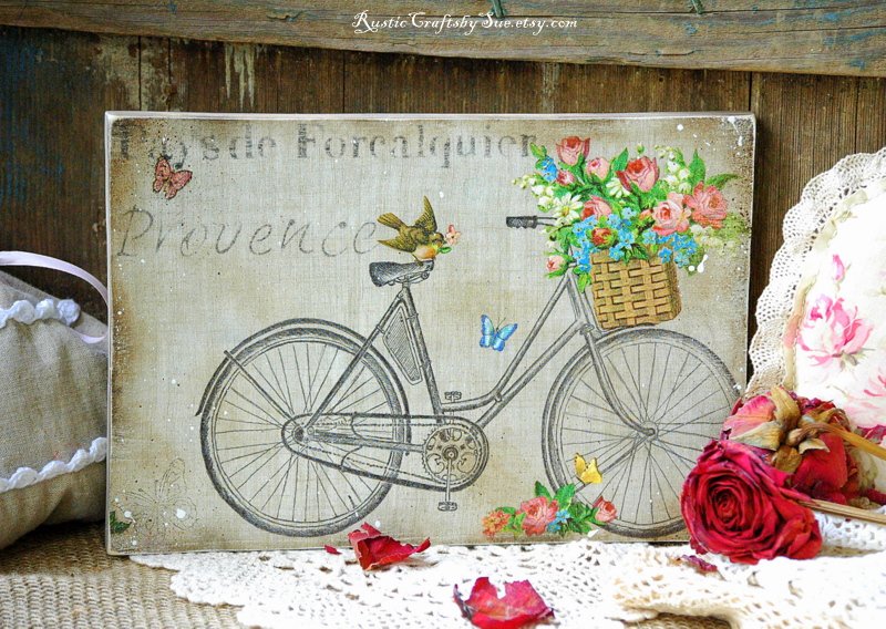 Wooden Sign-French Country Decor-Rustic by RusticCraftsbySue