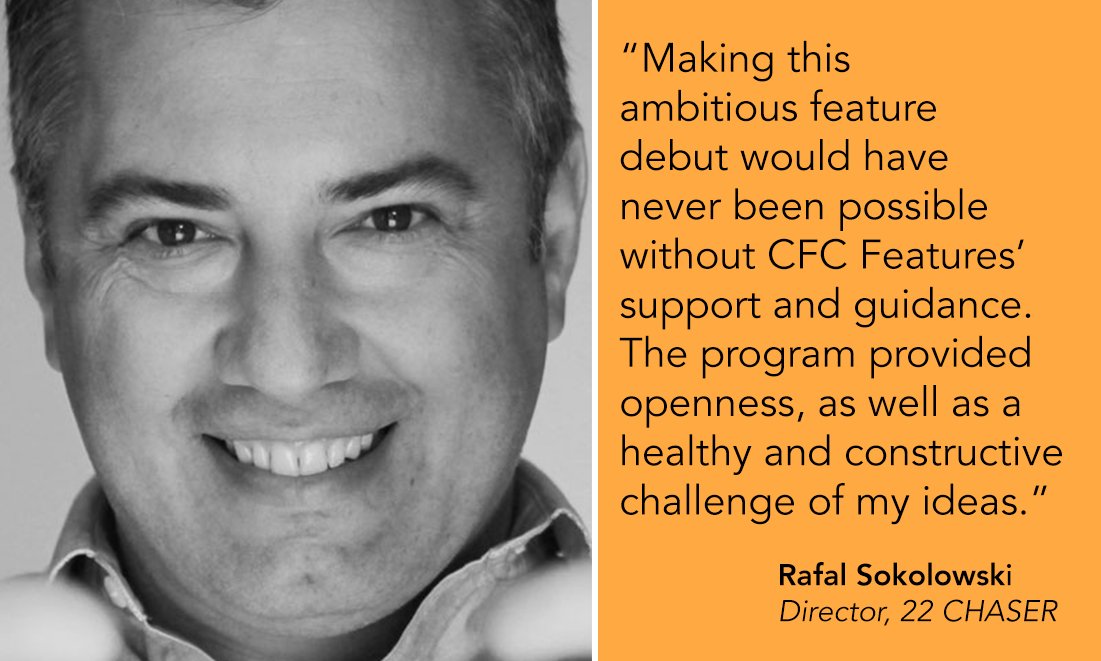 cfccreates's tweet photo. .@rafalski73 made 22 CHASER with #CFCFeatures. Want your film to be next? Apply by March 31: https://t.co/tZ0n3QLQm6 https://t.co/FpSoUAcxq3