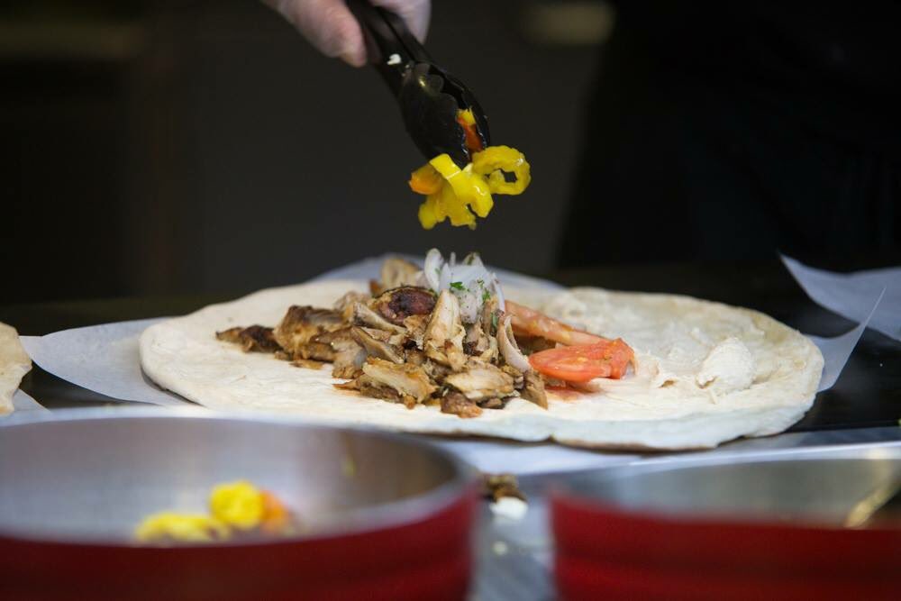 Sometimes you just need a little bit of spice! #mevame #peppers #hotpeppers #wrap #food #torontoeats