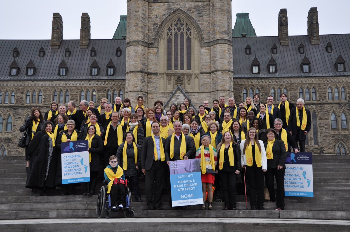 raredisorders's tweet photo. Thank you / merci #Parl42 for stndg ovation &amp; wearing yellow scarves in HoC in support of #Canada4Rare #CdnPoli https://t.co/Y1EvOnA2ll