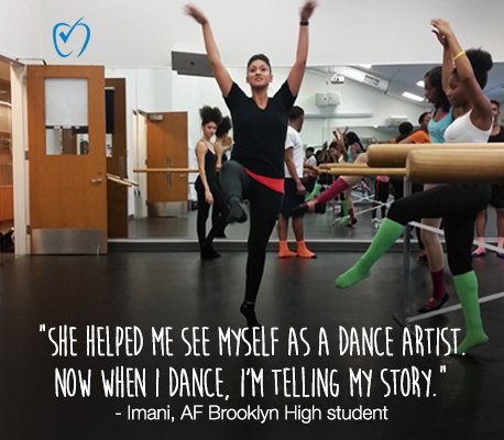 achievement1st's tweet photo. In her studio at AF Brooklyn High, Arianna Aquino creates a space for expression & growth. Thank you! #AFshoutout https://t.co/rpZw7xuMBy