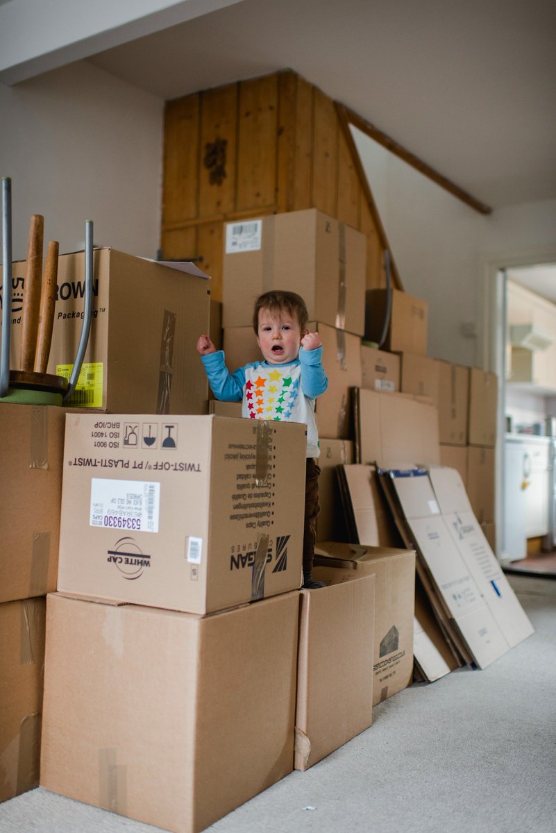 We're all packed, let's do this! Moving in the morning...#Hitchin #littlebird