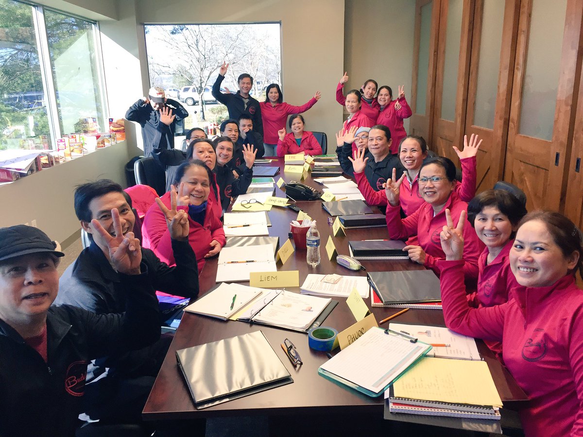 BuddysKitchen's tweet photo. Buddy's team members looking to grow their personal skills can take free English classes offered weekly! https://t.co/ThI8io6YNT