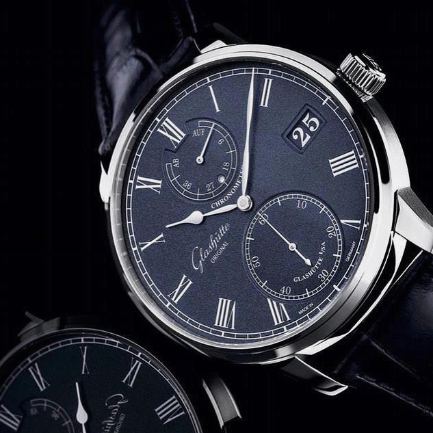 bitcoinzz247's tweet photo. #prebasel : @g_o_manufactory Senator Chronometer with a awesome dark blue dial 🔵 (detailed features and pictures to https://t.co/5GJMb9HObr