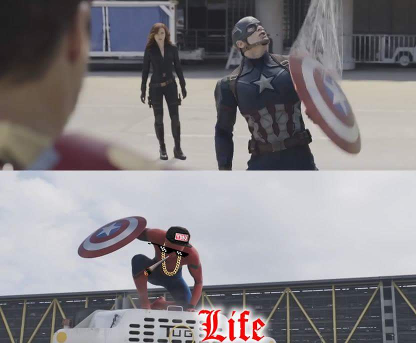 Brunihno1's tweet photo. #TeamIronMan Thug Life! https://t.co/iY4cfWhXUd