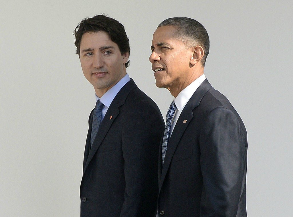 MadelnCanada's tweet photo. I just wish someone would look at me the way Trudeau looks at Obama... https://t.co/QiZbVVJWcM