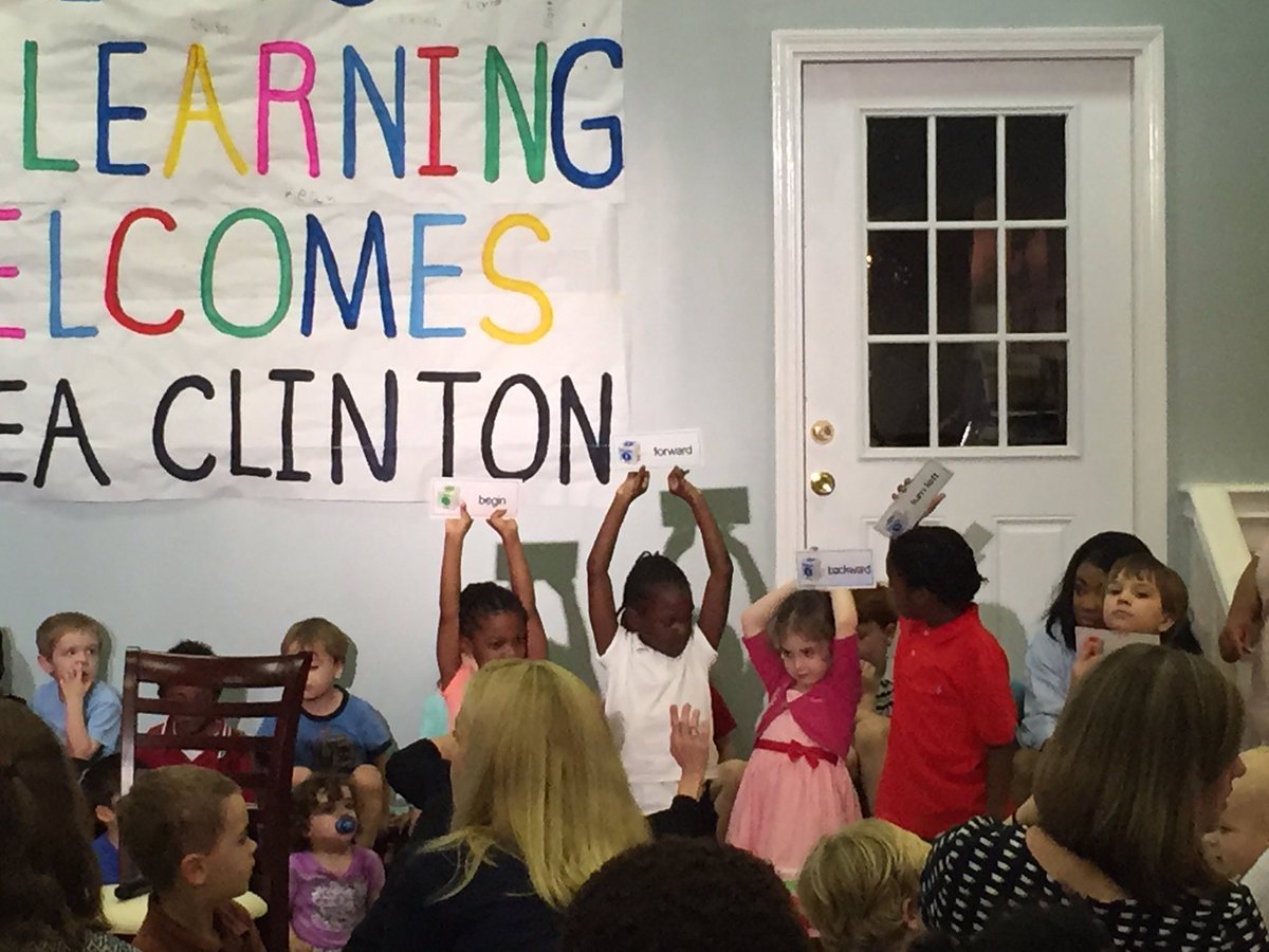 SamGraubard's tweet image. The kids are holding up different words. Some say forward &amp;amp; begin @ActionNewsJax