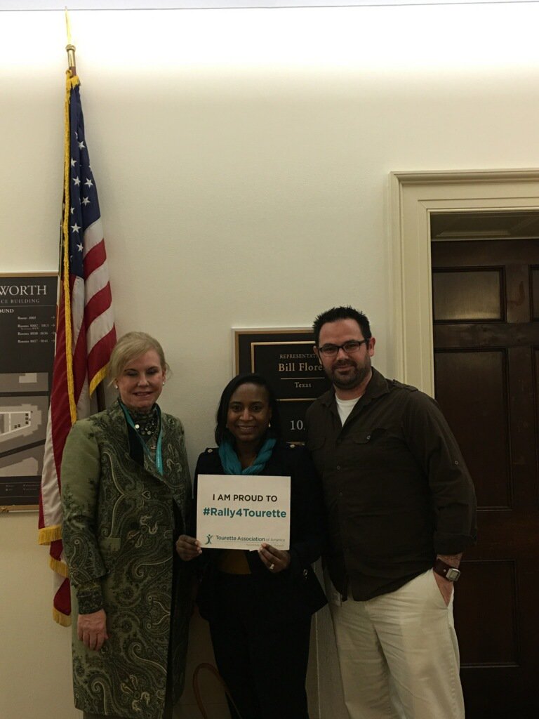 I am proud to #Rally4Tourette @RepBillFlores