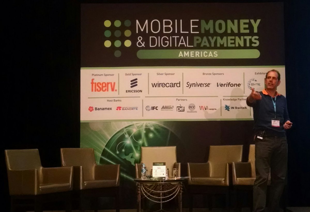 alex1martin's tweet photo. .@tiendapago founder Dan Cohen pitches to the Dragon's Den at #MMAmericas. #fintech for #BoP @WayraMexico. https://t.co/e3VS92A1N4