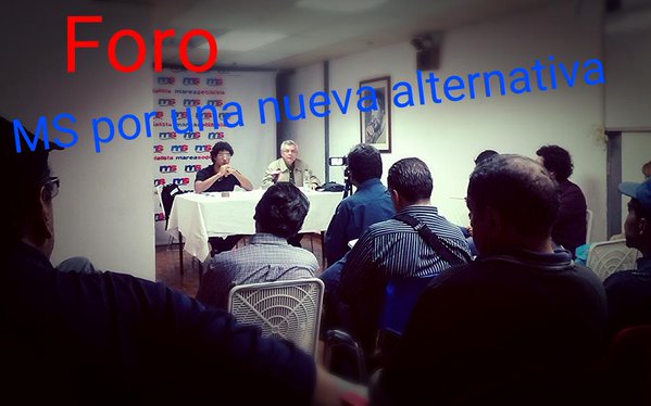 MareaSocCCS's tweet photo. Arranca en CCS el #ForoMS "Una nueva alternativa política" con GonzaloAporrea cesar_JMarea https://t.co/BPdxu2og5v