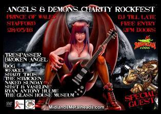 Angels &amp; Demons 2016 28.05.16 FreeEntry <a href="/trespasserband/">Trespasser</a> @BrokenAngelBand <a href="/MickTheMinotaur/">Mick The Minotaur</a> goo.gl/Ii0wM7