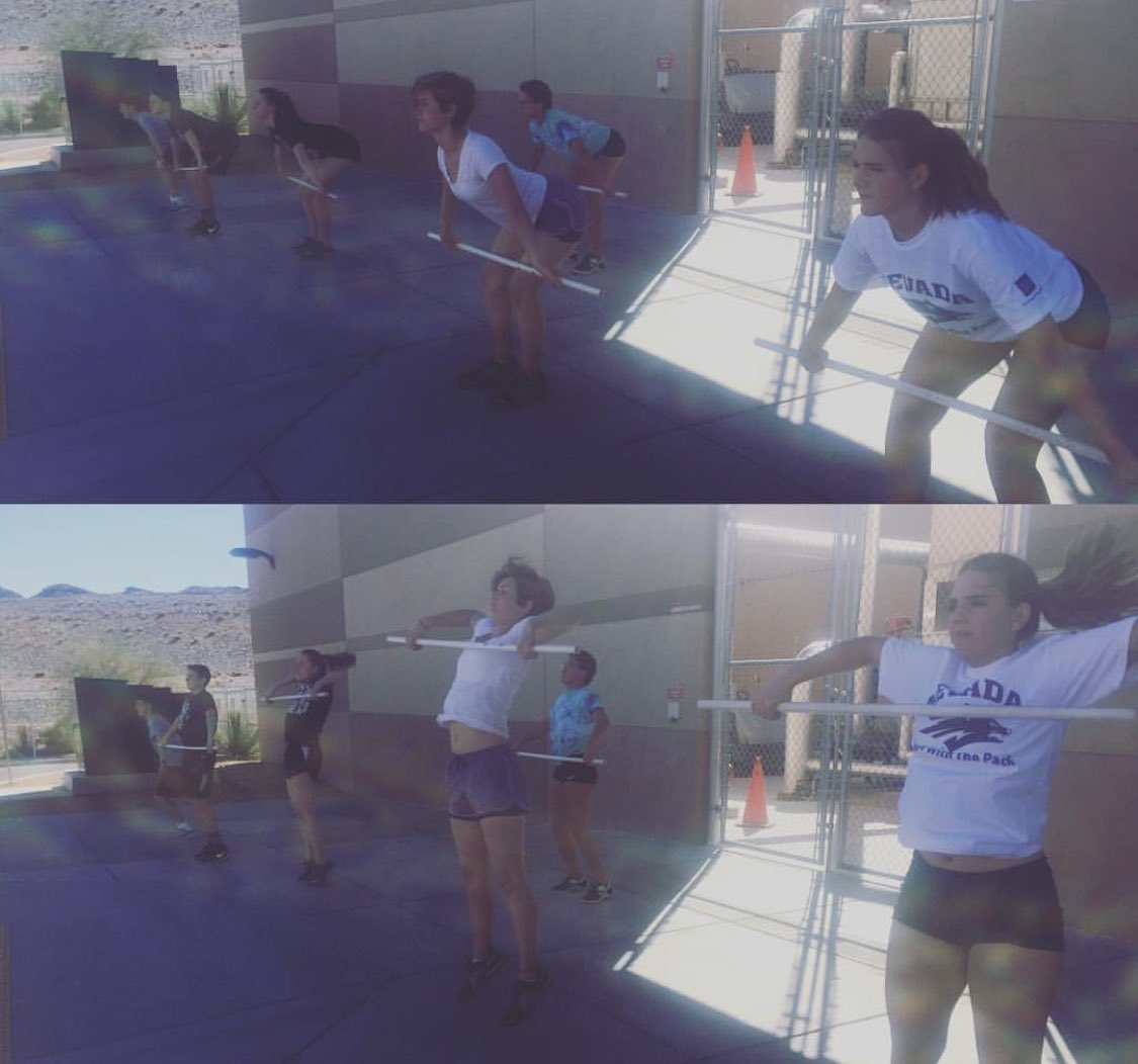 wtechcrossfit's tweet photo. Our prediction is handstand push-ups and snatches @CrossFit @CrossFitGames #CrossFitTeens https://t.co/1lUJWjs1DL
