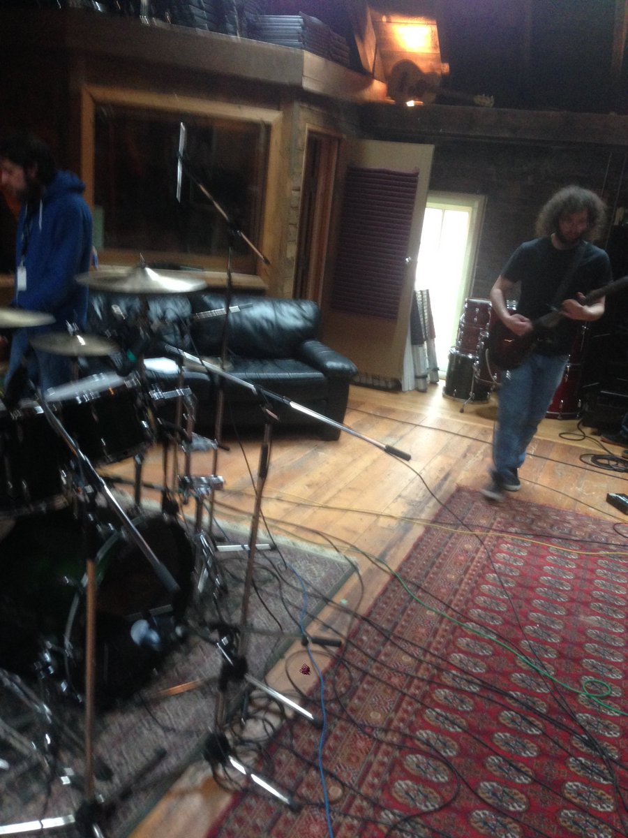 Nothing like 9am in the studio!