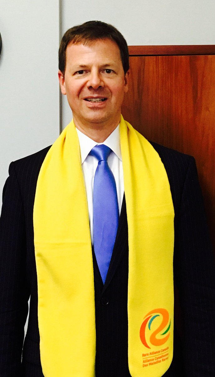 SvenTrueNorth's tweet photo. Proudly wore my #yellowscarf in #Parliament in support of #Canadians w/ rare disorders. @raredisorders #Canada4Rare https://t.co/YMUCqzDjEZ