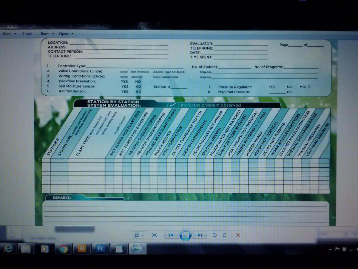 LawnGraphics's tweet image. #irrigation analysis/evaluation #form templates and printing by EboWolf.com