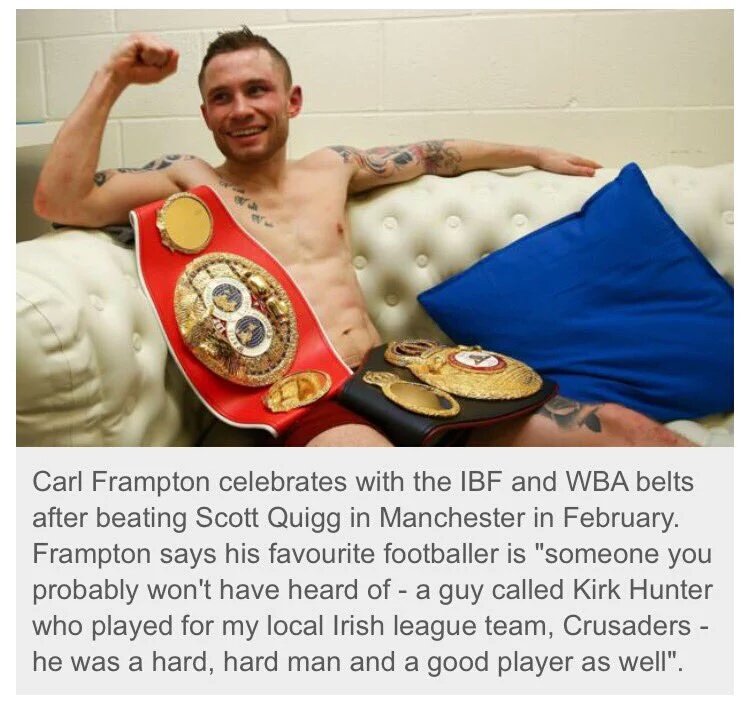 RealCFrampton's tweet photo. #KirkHunter #IrishLeague @CrusadersFC https://t.co/NfdSkOwDBV