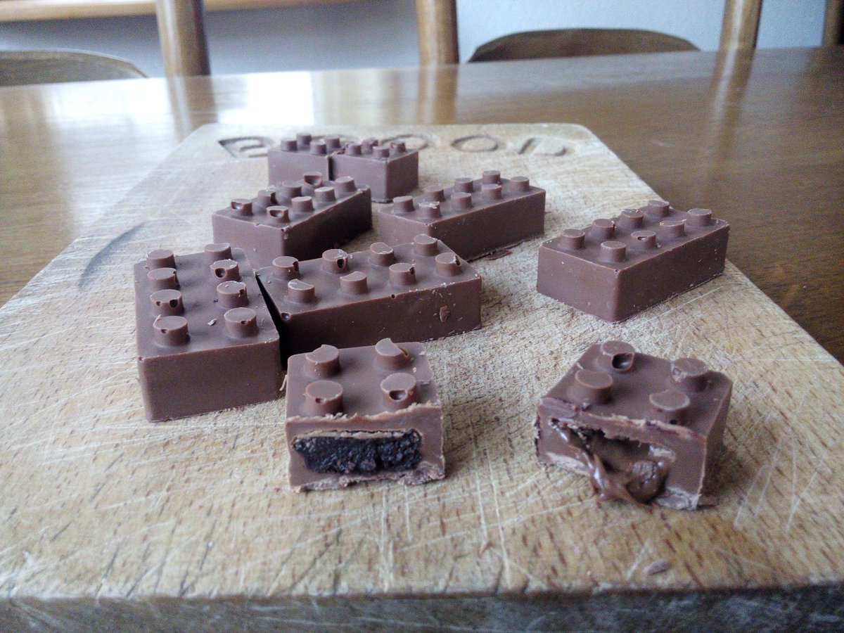 BreakingBrak's tweet image. Nutella filled chocolate's shaped like Lego. I am a genius, I am the Kanye West of cooking!!! #Cookinggenius