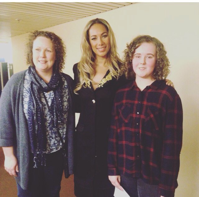 whenyouwishUK's tweet photo. Thank you @leonalewis for making Rosie's #wish come true. Her and mum had a wonderful evening. https://t.co/sejK64rl6w