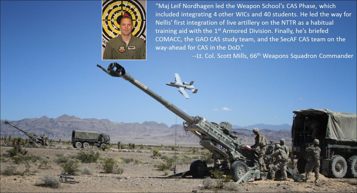 WeaponsSchool's tweet photo. Maj. Leif Nordhagen, #66WPS, named #USAFWC 2015 #FGO of the Year! He now competes at #ACC level. #soproud #waytogo https://t.co/41SEXnv8pc