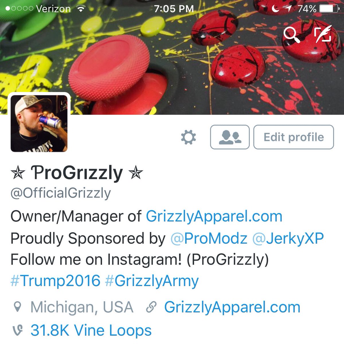ProGrizzlyOG's tweet image. OK so my header photo is staying this for awhile I absolutely love it :) @ProModz 💚💚
#PMZfam
#GrizzlyArmy
#ProModz