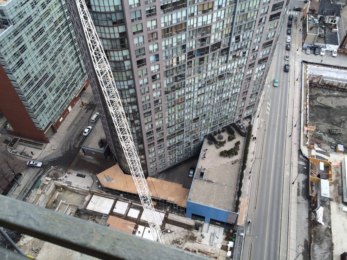 thatrenee's tweet photo. It was warm enough to do my first site walk on my new project #thebritt ! #constructiongirl #construction #toronto https://t.co/lWxtavCSMk