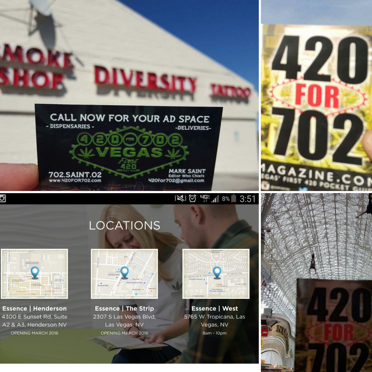 420for702's tweet photo. #420Runner #420FOR702 #GetShitDone #Coverage #SmokeShops #Dispensaries #WeedInVegas #SaintsAddiction https://t.co/HEYnB9lxiD