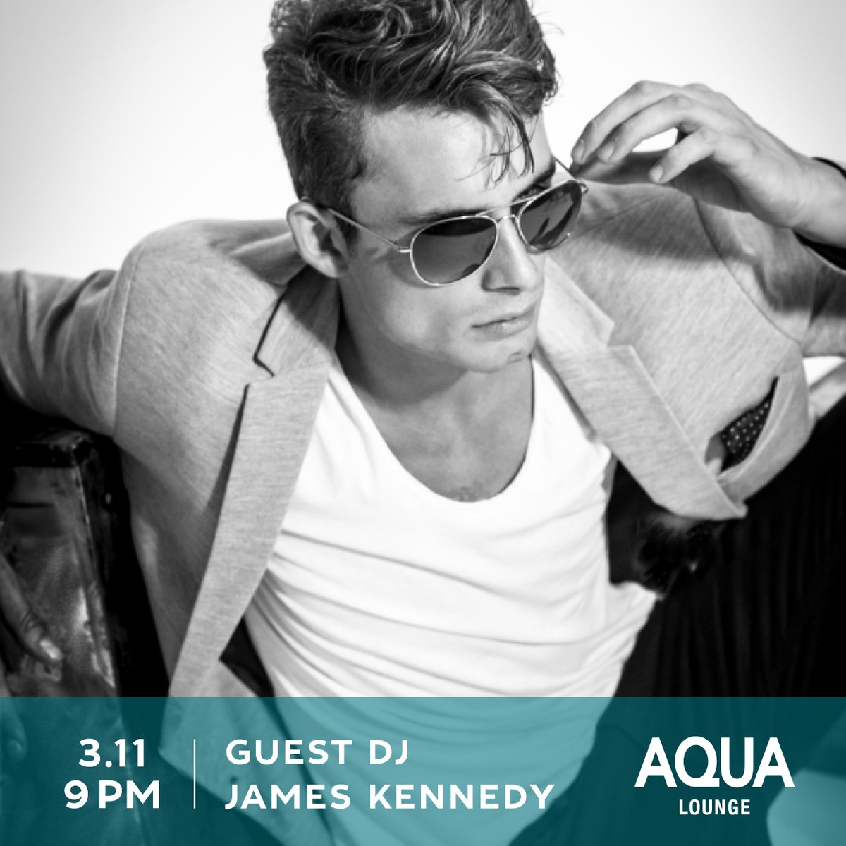 AquaLoungeNB's tweet photo. Tomorrow our reality TV dreams come true! @itsjameskennedy will be spinning as our guest DJ. https://t.co/NV30jy6pBZ https://t.co/wK4jasxZPH